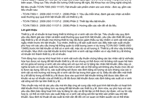 Tiêu chuẩn quốc gia TCVN7393-1:2009 (ISO 11137-1 : 2006) về Tiệt khuẩn sản phẩm chăm sóc sức khỏe - Bức xạ - Phần 1: Yêu cầu triển khai, đánh giá xác nhận và kiểm soát thường quy quá trình tiệt khuẩn đối với thiết bị y tế