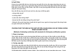 Tiêu chuẩn quốc gia TCVN 7775:2008 (ISO/IEC GUIDE 23 : 1982) về Phương pháp thể hiện sự phù hợp với tiêu chuẩn dùng cho hệ thống chứng nhận của bên thứ ba