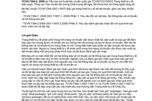 Tiêu chuẩn quốc gia TCVN 7394-2:2008 (ISO 11607-2:2006) về Bao gói trang thiết bị y tế đã tiệt khuẩn - Phần 2: Yêu cầu đánh giá xác nhận đối với quá trình tạo hình, niêm kín và lắp ráp