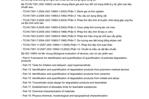 Tiêu chuẩn quốc gia TCVN 7391-6:2007 (ISO 10993-6:1994) về Đánh giá sinh học đối với trang thiết bị y tế - Phần 6: Phép thử hiệu ứng tại chỗ sau cấy ghép