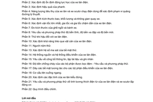 Tiêu chuẩn quốc gia TCVN 7444-19:2007 (ISO 7176-19:2001) về Xe lăn - Phần 19: Các cơ cấu tạo ra độ linh động của bánh xe trong xe lăn có lắp động cơ