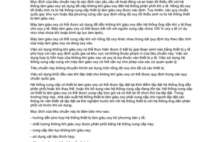 Tiêu chuẩn quốc gia TCVN 7742:2007(ISO 10083 : 2006) về Hệ thống làm giàu oxy để sử dụng với hệ thống ống dẫn khí y tế