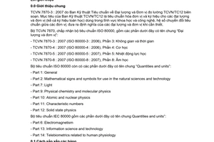 Tiêu chuẩn quốc gia TCVN 7870-3:2007 (ISO 80000-3 : 2006) về Đại lượng và đơn vị - Phần 3: Không gian và thời gian