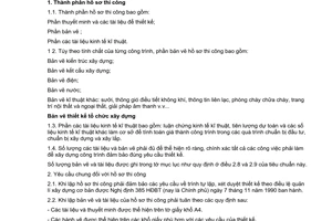 Tiêu chuẩn Việt Nam TCVN 5672:1992 về hệ thống tài liệu thiết kế xây dựng - hồ sơ thi công - yêu cầu chung do Bộ Xây dựng ban hành