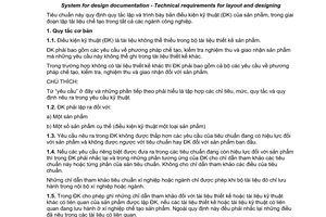 Tiêu chuẩn quốc gia TCVN3825:1983 về Tài liệu thiết kế. Điều kiện kỹ thuật. Quy tắc lập và trình bày