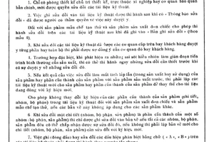 Tiêu chuẩn Việt Nam TCVN 225:1966 về Hệ thống quản lý bản vẽ - Quy tắc ghi sửa đổi trên bản vẽ và tài liệu kỹ thuật của sản phẩm sản xuất chính do Ủy ban Khoa học và Kỹ thuật Nhà nước ban hành