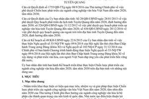 Kế hoạch 66/KH-UBND 2017 Chiến lược phát triển ngành công nghiệp văn hóa Tuyên Quang 2020