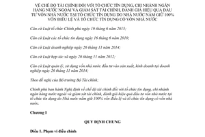 Nghị định 93/2017/NĐ-CP chế độ tài chính tổ chức tín dụng đánh giá hiệu quả đầu tư vốn nhà nước