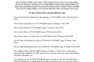 Quyết định 28/2017/QĐ-UBND hướng dẫn 03/2015/NQ-HĐND nông nghiệp ứng dụng công nghệ Hà Nội