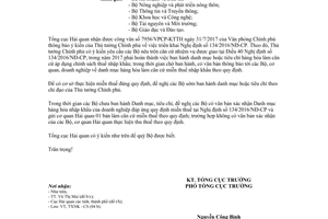 Công văn 5436/TCHQ-TXNK  2017 triển khai Nghị định 134/2016/NĐ-CP xuất nhập khẩu