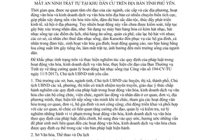 Chỉ thị 16/CT-UBND 2017 quản lý hoạt động văn hóa kinh doanh dịch vụ gây tiếng ồn Phú Yên