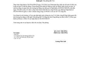 Công văn 894/MT-LD 2017 tổ chức đủ điều kiện thực hiện quan trắc môi trường lao động