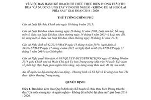 Quyết định 1258/QĐ-TTg 2017 Phong trào Cả nước chung tay vì người nghèo Không để ai bị bỏ lại