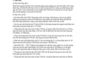 Kế hoạch 133/KH-UBND 2017 hành động Phát triển ngành tôm Phú Yên 2025