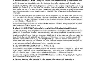 Công văn 1112/KTNN-CĐ 2017 hướng dẫn thực hiện quy định về mẫu biểu hồ sơ kiểm toán