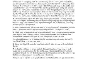 Thông tư 14-UB/CBĐT/TT trang bị cán bộ, nhân viên nhà trẻ