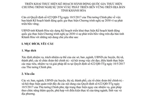 Kế hoạch 6676/KH-UBND 2017 Kế hoạch hành động quốc gia Chương trình nghị sự 2030 Khánh Hòa