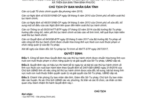 Quyết định 1999/QĐ-UBND 2017 công bố thủ tục hành chính lĩnh vực nuôi con nuôi Bình Phước