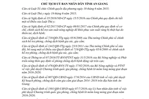 Quyết định 2612/QĐ-UBND 2017 Kế hoạch phòng chống dịch bệnh gia súc gia cầm An Giang