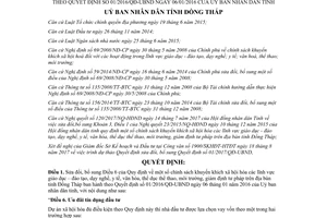 Quyết định 40/2017/QĐ-UBND sửa đổi Điều 6 chính sách khuyến khích xã hội hóa Đồng Tháp