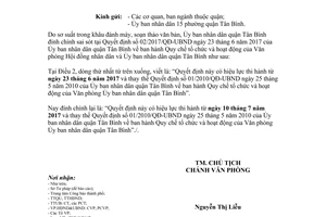Công văn 1675/UBND-TH 2017 đính chính Quyết định 02/2017/QĐ-UBND Tân Bình Hồ Chí Minh