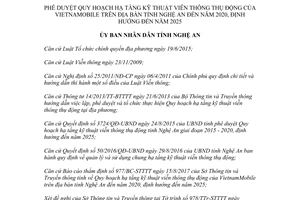 Quyết định 3954/QĐ-UBND 2017 Quy hoạch hạ tầng kỹ thuật viễn thông thụ động Nghệ An