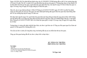Công văn 5975/TCHQ-GSQL 2017 hướng dẫn thủ tục nộp bổ sung C/O