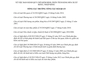 Quyết định 2999/QĐ-TCHQ 2017 Quy chế Kiểm định phân tích hàng hóa xuất khẩu nhập khẩu