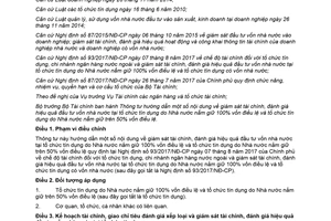 Thông tư 12/2018/TT-BTC giám sát tài chính đánh giá đầu tư vốn nhà nước ở tổ chức tín dụng