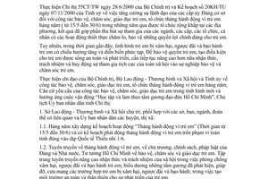 Chỉ thị 14/2008/CT-UBND tổ chức tháng hành động vì trẻ em hàng năm Bình Phước