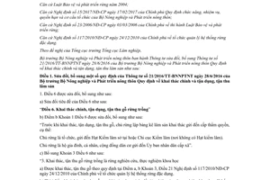 Thông tư 17/2017/TT-BNNPTNT sửa đổi Thông tư 21/2016/TT-BNNPTNT về khai thác chính