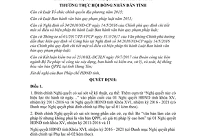 Quyết định 338/QĐ-HĐND 2017 đính chính lỗi căn cứ trong Nghị quyết Hội đồng nhân dân Hưng Yên