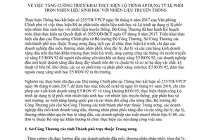 Chỉ thị 11/CT-BCT 2017 Lộ trình áp dụng tỷ lệ phối trộn nhiên liệu sinh học với nhiên liệu truyền thống