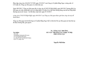 Công văn 6223/TCHQ-GSQL 2017 vướng mắc về C/O mẫu AI