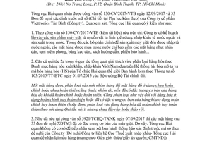 Công văn 6407/TCHQ-TXNK 2017 xác định trước mã số hàng hóa