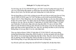 Công văn 824/HTQTCT-CT 2017 chứng thực chữ ký trong Bản sơ yếu lý lịch