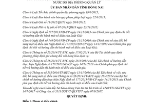 Quyết định 34/2017/QĐ-UBND quy định giá tối đa dịch vụ sử dụng đò phà Đồng Nai