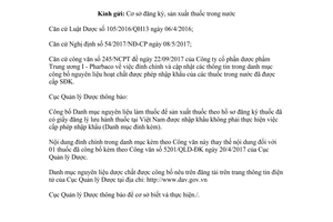 Công văn 15320/QLD-ĐK 2017 danh mục nguyên liệu dược chất làm thuốc được phép nhậu khẩu