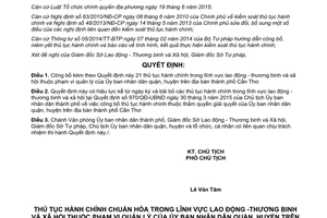 Quyết định 2355/QĐ-UBND 2017 chuẩn hóa thủ tục lĩnh vực lao động thương binh xã hội Cần Thơ