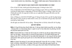 Quyết định 2356/QĐ-UBND 2017 chuẩn hóa thủ tục lĩnh vực lao động thương binh xã hội Cần Thơ