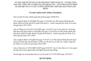 Quyết định 2117/QĐ-UBND 2017 hỗ trợ phát triển kinh tế xã hội dân tộc thiểu số miền núi Lâm Đồng