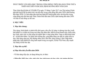 Kế hoạch 197/KH-UBND 2017 phát triển văn hóa đọc cộng đồng Thừa Thiên Huế