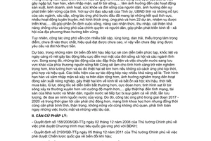 Kế hoạch 567/KH-UBND 2017 mục tiêu nhiệm vụ danh mục dự án ứng phó biến đổi khí hậu An Giang