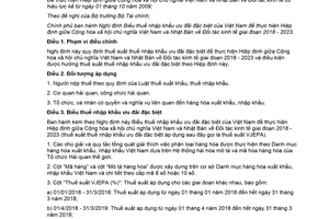 Nghị định 155/2017/NĐ-CP thuế nhập khẩu ưu đãi thực hiện Hiệp định giữa Việt Nam Nhật Bản