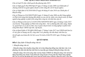 Quyết định 2451/QĐ-UBND 2017 quy định khuyến nông viên xã Sơn La