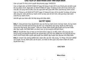 Quyết định 713/QĐ-UBND 2017 công bố thủ tục mới lĩnh vực Hoạt động xây dựng Điện Biên