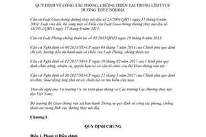 Thông tư 12/2018/TT-BGTVT công tác phòng chống thiên tai trong lĩnh vực đường thủy nội địa