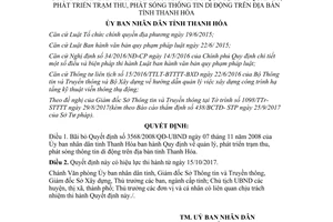 Quyết định 3781/2017/QĐ-UBND bãi bỏ Quyết định 3568/2008/QĐ-UBND Thanh Hóa