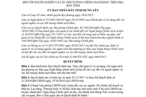 Quyết định 24/2017/QĐ-UBND vốn ngân sách ủy thác Ngân hàng cho vay người nghèo Hưng Yên