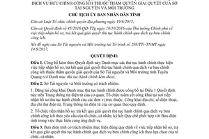 Quyết định 1080/QĐ-UBND 2017 thủ tục hành chính tiếp nhận hồ sơ trả kết quả bưu chính Tuyên Quang